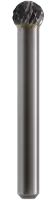 Борфреза сферическая по металлу 8мм тип D (KUD) Strong СТМ-51730008