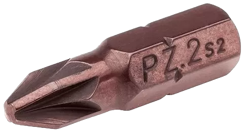 Бита для шуруповерта PZ2*25мм Сталь S2 (100шт.) PE Bag Mr. Logo B025PZ2 - интернет-магазин «Стронг Инструмент» город Екатеринбург