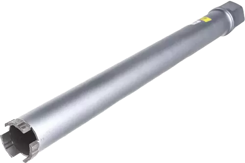 Алмазная буровая коронка 46*450 мм 1 1/4" UNC Hilberg Laser HD704 - интернет-магазин «Стронг Инструмент» город Екатеринбург