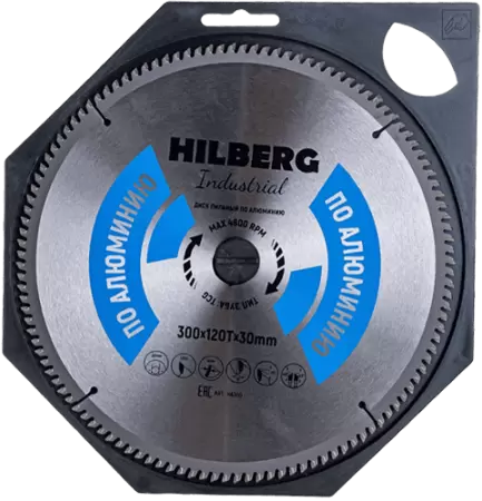 Пильный диск по алюминию 300*30*Т120 Industrial Hilberg HA300 - интернет-магазин «Стронг Инструмент» город Екатеринбург