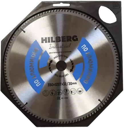 Пильный диск по алюминию 350*32/30*Т120 Industrial Hilberg HA350 - интернет-магазин «Стронг Инструмент» город Екатеринбург