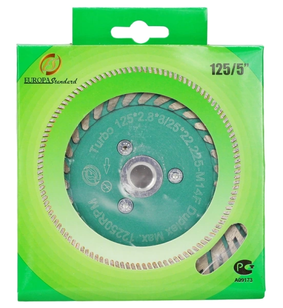 Алмазный диск с фланцем 125*М14*8/25*3.5мм Turbo Strong СТД-17000125 - интернет-магазин «Стронг Инструмент» город Екатеринбург