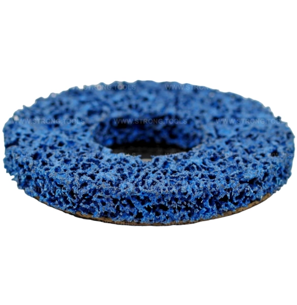 Зачистной диск 125мм коралловый синий для УШМ высокой жесткости СТУ-25200125 - интернет-магазин «Стронг Инструмент» город Екатеринбург